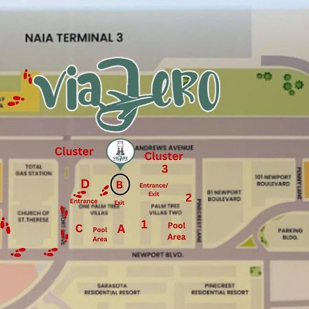 One Palm Tree Villas Condominium - Studio 7Th Fl With Balcony - Across Terminal 3 Airport Pasay Ngoại thất bức ảnh