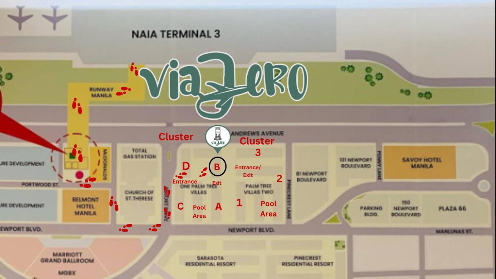One Palm Tree Villas Condominium - Studio 7Th Fl With Balcony - Across Terminal 3 Airport Pasay Ngoại thất bức ảnh