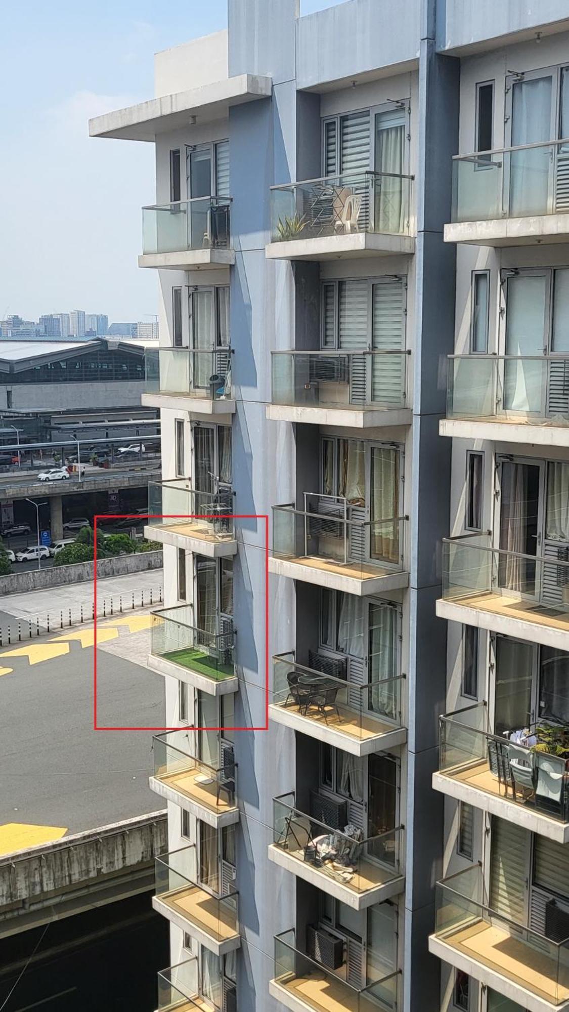 One Palm Tree Villas Condominium - Studio 7Th Fl With Balcony - Across Terminal 3 Airport Pasay Ngoại thất bức ảnh
